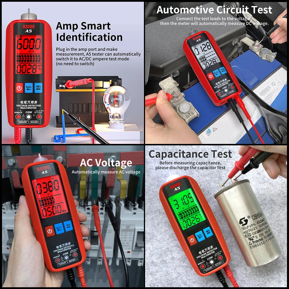 BSIDE A5 Pocket-Sized Digital Multimeter