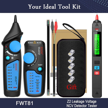 BSIDE FWT81 Network Cable Tracker and Wire Tester RJ11/RJ45
