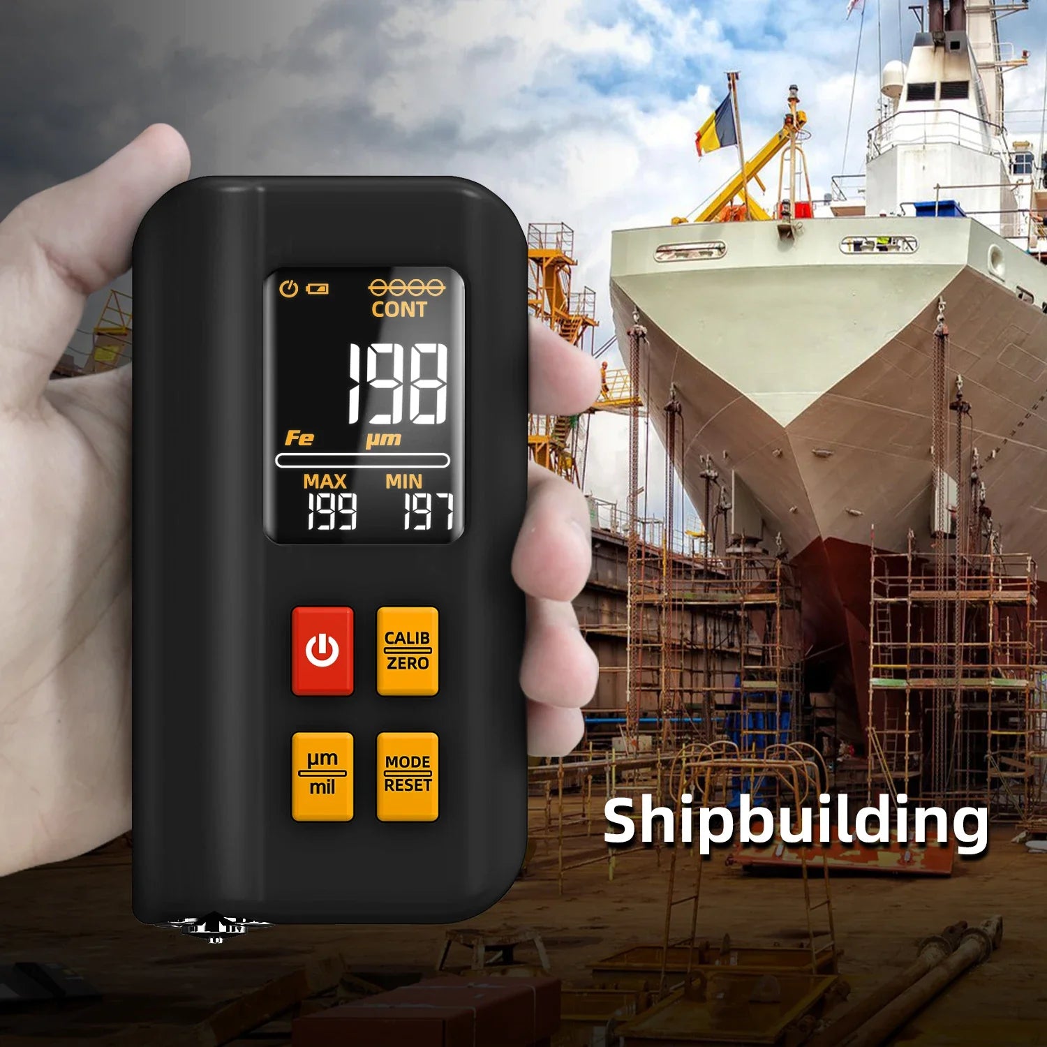 BSIDE T2 Coating Thickness Gauge for FE/NFE Detection