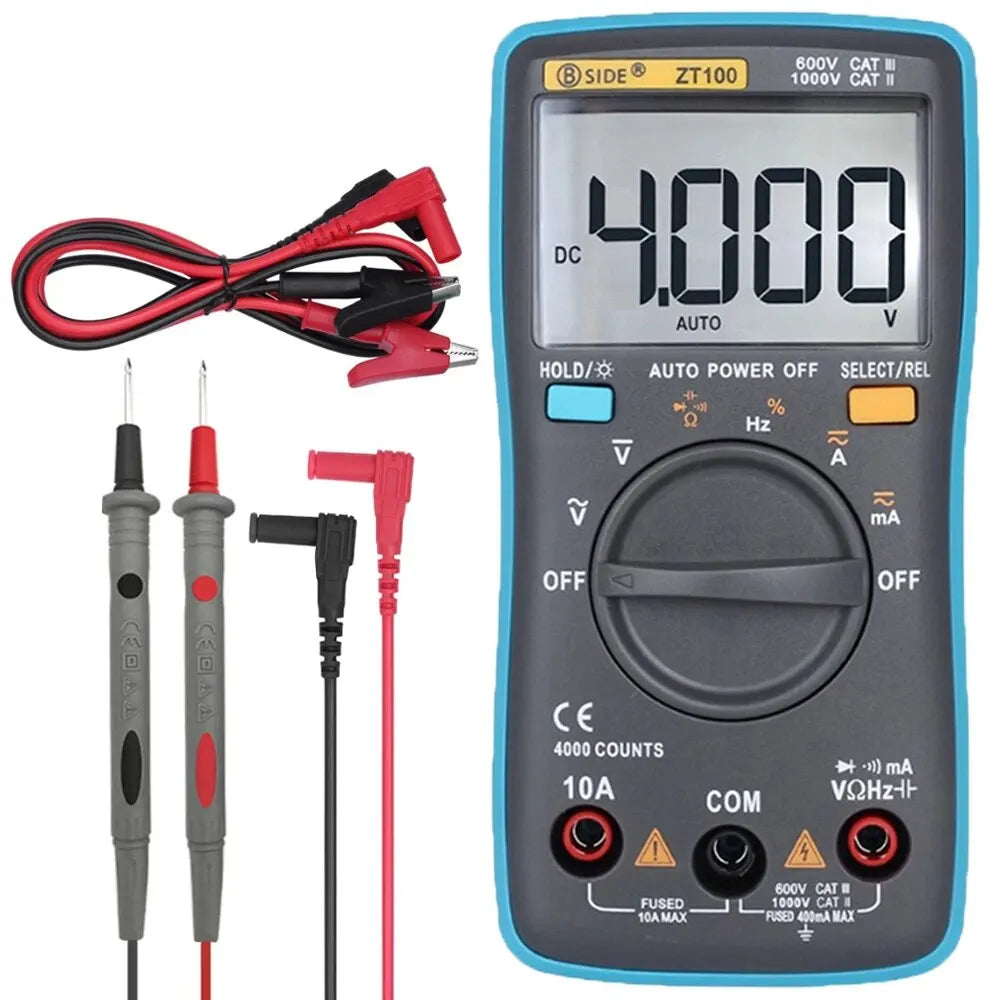 BSIDE ZT100 Digital Multimeter with Voltage & Capacitance Test