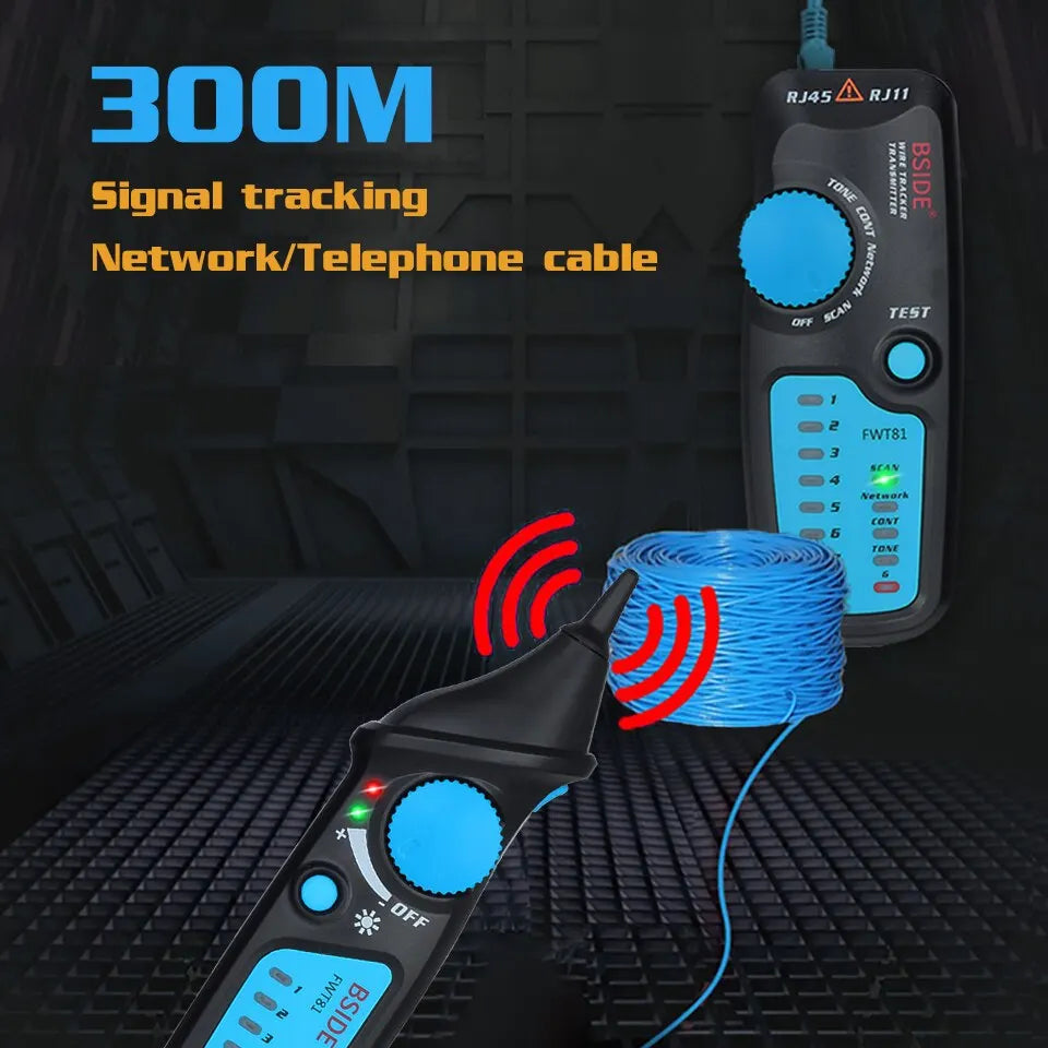 BSIDE FWT81 Network Cable Tracker and Wire Tester RJ11/RJ45