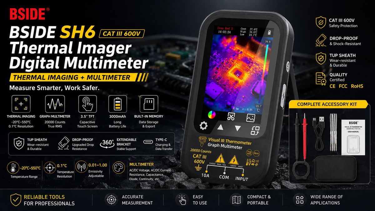 BSIDE | Reliable Digital Multimeters, Clamp Meters & Smart Testers ...