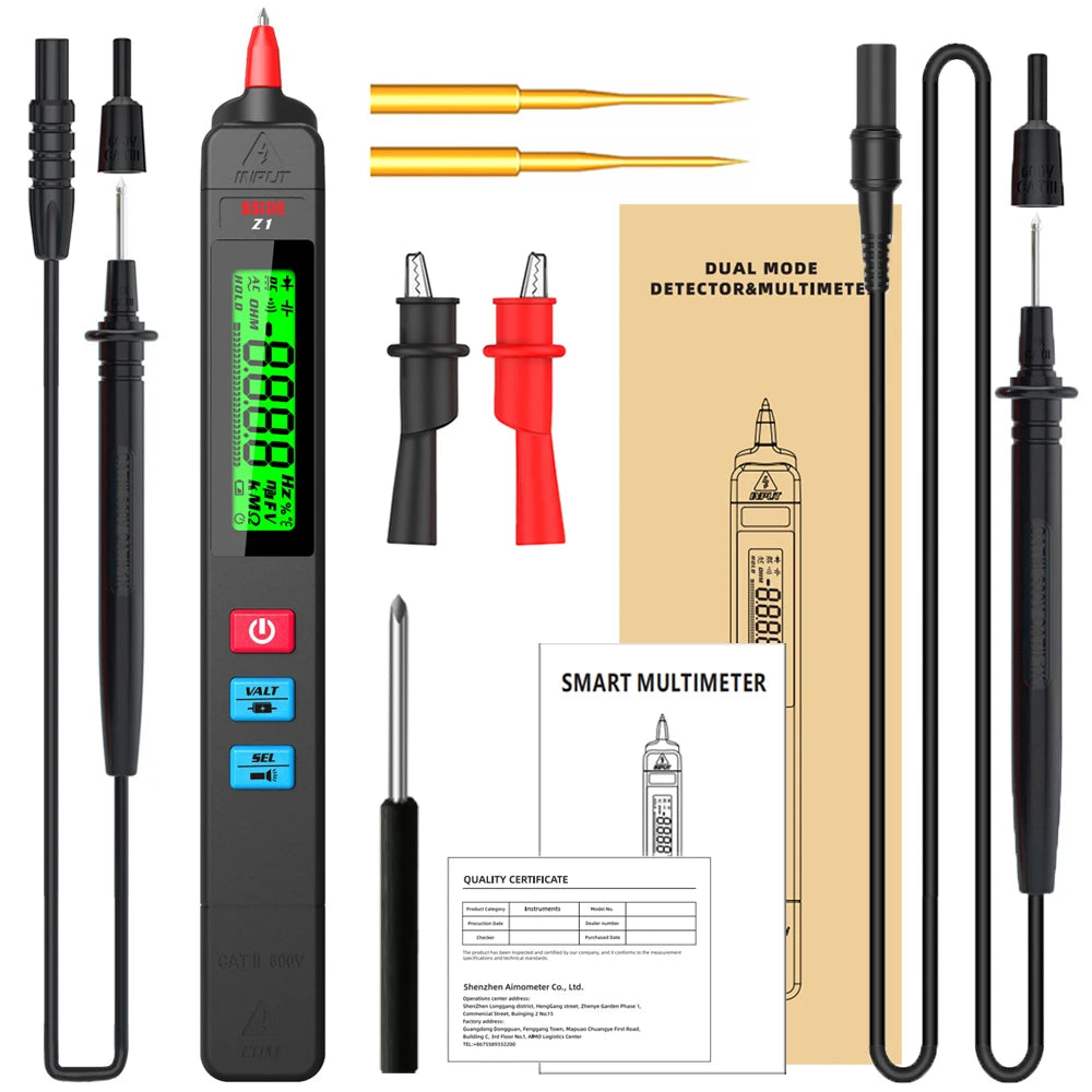 BSIDE Z1 Smart Multimeter Pen with NCV, Diode & Voltage Test