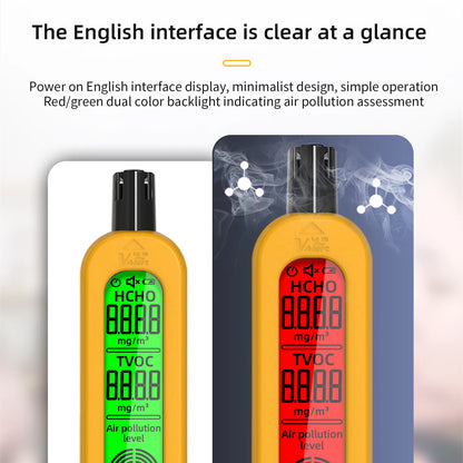 BSIDE G2 Air Quality Detector with HCHO & TVOC Alarm