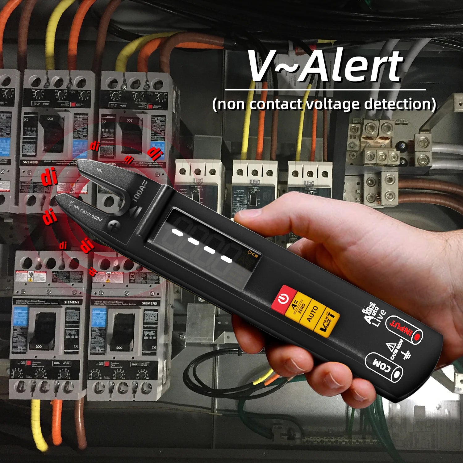 BSIDE U0 U-Type Clamp Meter 100A with T-RMS & Auto Test