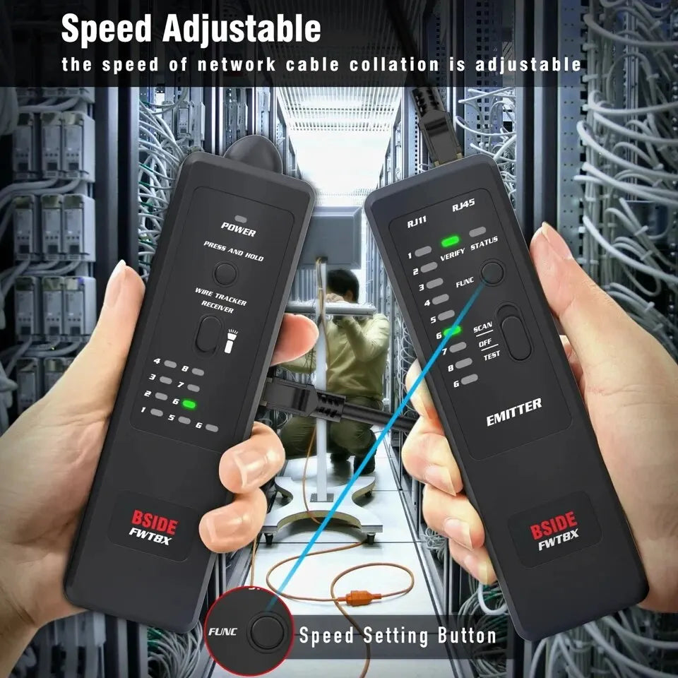 BSIDE Network Cable Tracker for RJ11/RJ45 & 60V Telecom Lines