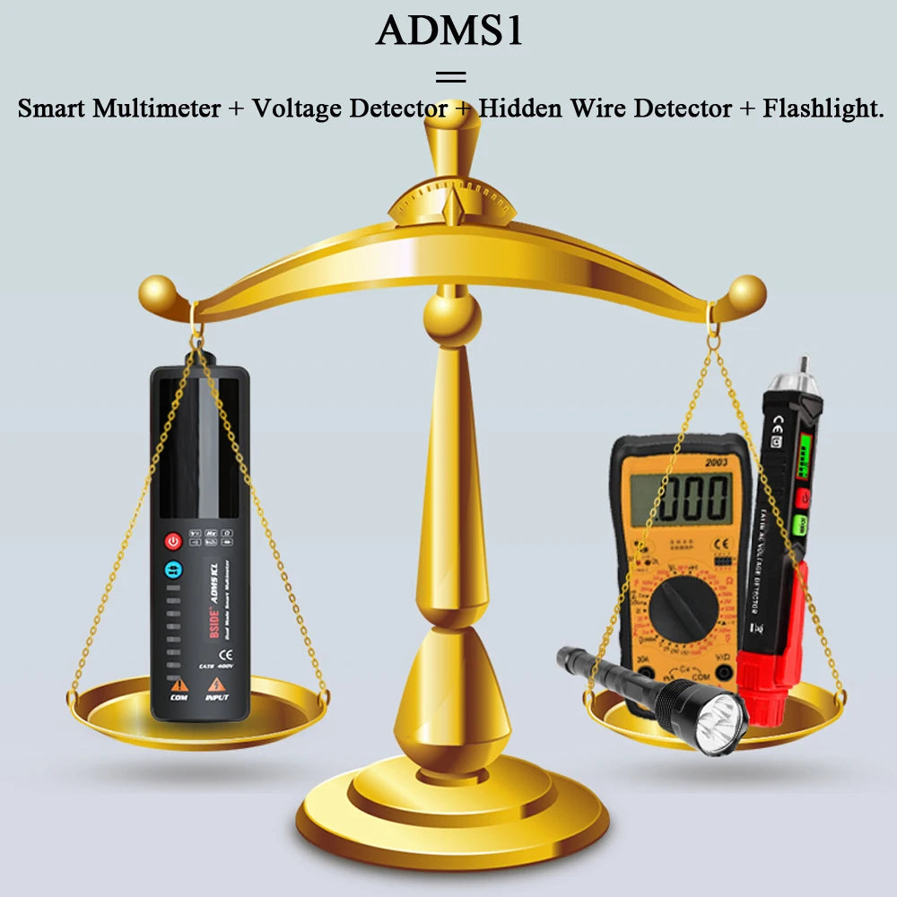 BSIDE S1/S1CL Smart Multimeter with NCV & Continuity Test